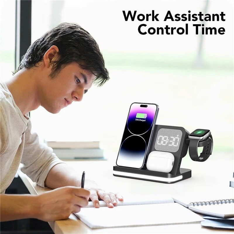 Wireless ChargerสําหรับiPhone  - Smartwatch Apple Watch บทวิจารณ์และราคา