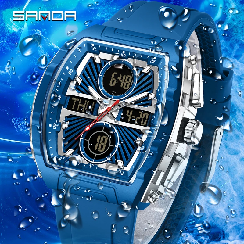 SANDA เทรนด์แฟชั่นนาฬิกาผู้ชาย - Smartwatch Trending Watches For Men บทวิจารณ์และราคา
