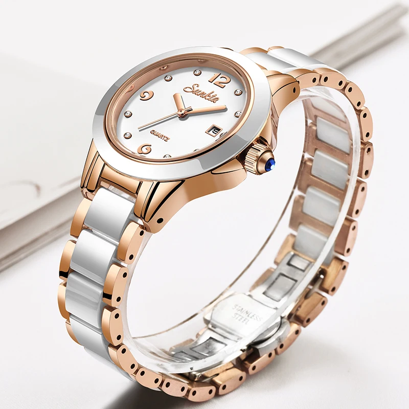 ซุนก้าต้าแฟชั่นนาฬิกาควอทซ์ผู้ - Luxury Ceramic Watch บทวิจารณ์และราคา