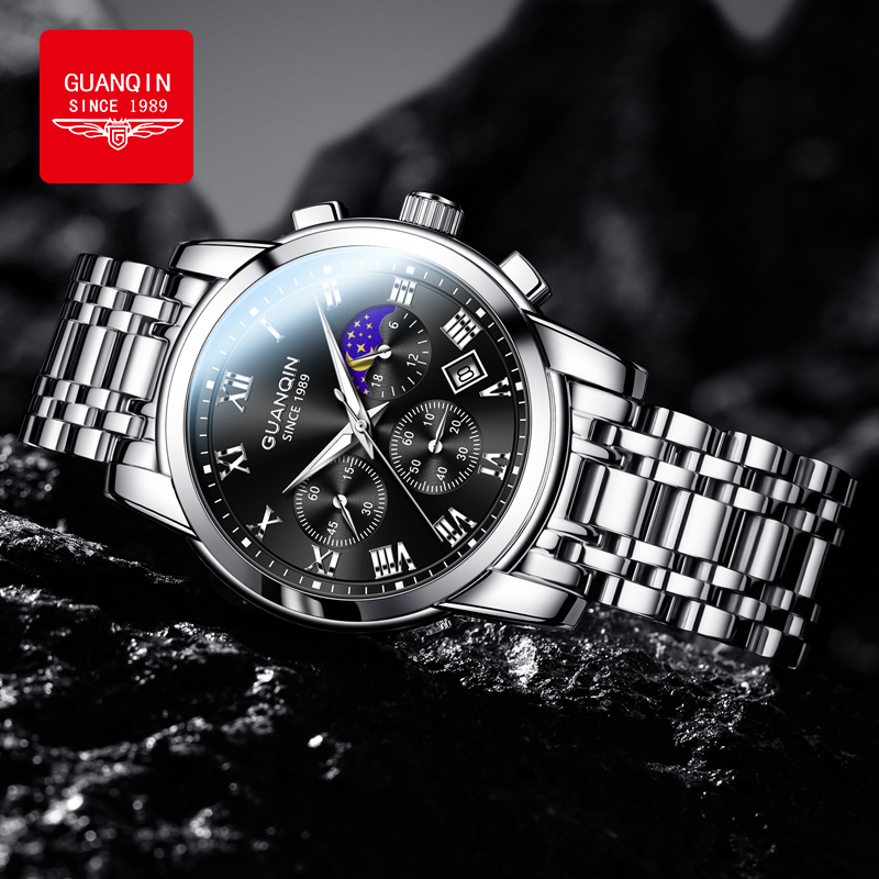 GUANQIN นาฬิกาผู้ชายเทรนด์แฟชั - Smartwatch Trending Watches For Men บทวิจารณ์และราคา