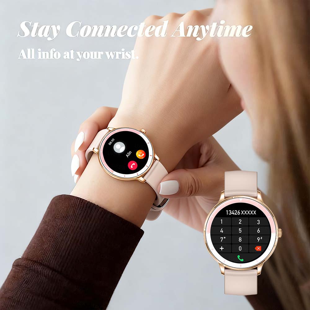 นาฬิกาสมาร์ทวอทช์สำหรับผู้หญิง - Smartwatch Ladies Watches For Women บทวิจารณ์และราคา