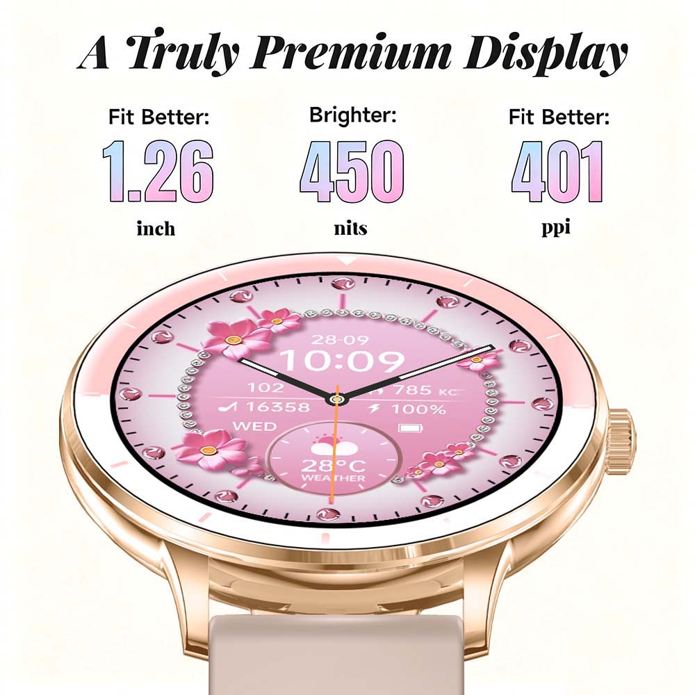 นาฬิกาสมาร์ทวอทช์สำหรับผู้หญิง - Smartwatch Ladies Watches For Women บทวิจารณ์และราคา