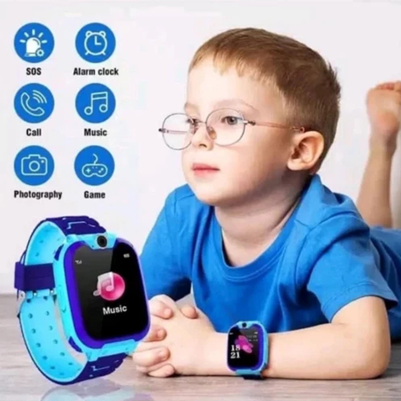 Q12 สมาร์ทวอทช์สำหรับเด็ก กันน - Smartwatch Watches Useful Gift For Boys บทวิจารณ์และราคา
