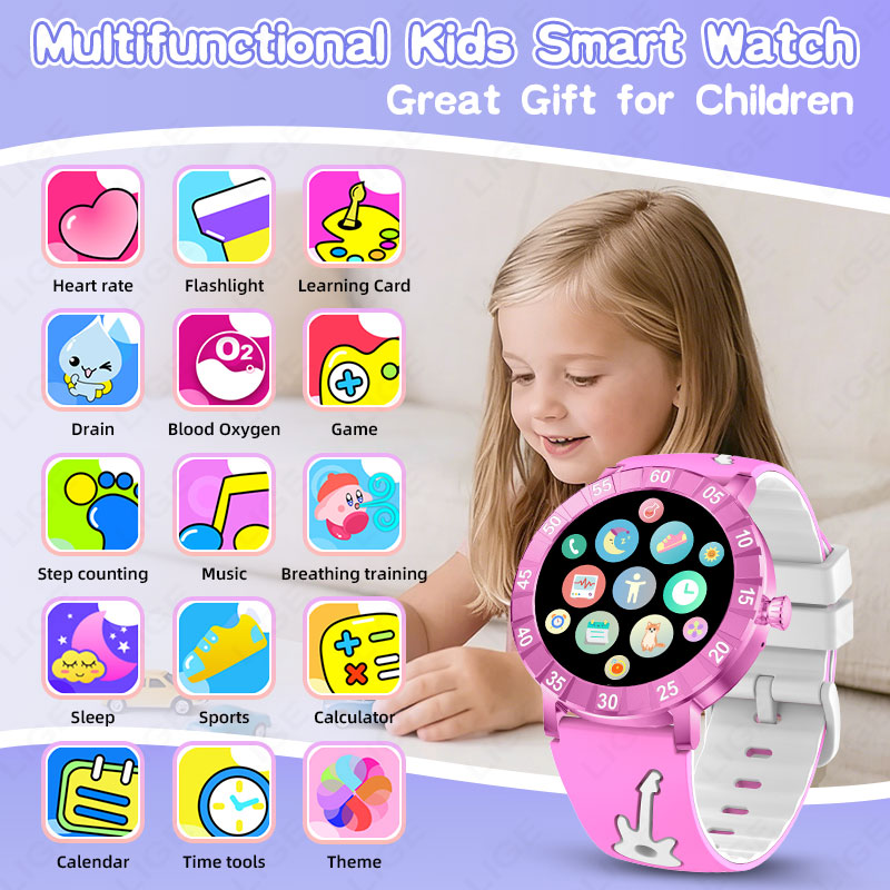 นาฬิกาสมาร์ทวอทช์สำหรับเด็ก LI - Smartwatch Watches Useful Gift For Boys บทวิจารณ์และราคา