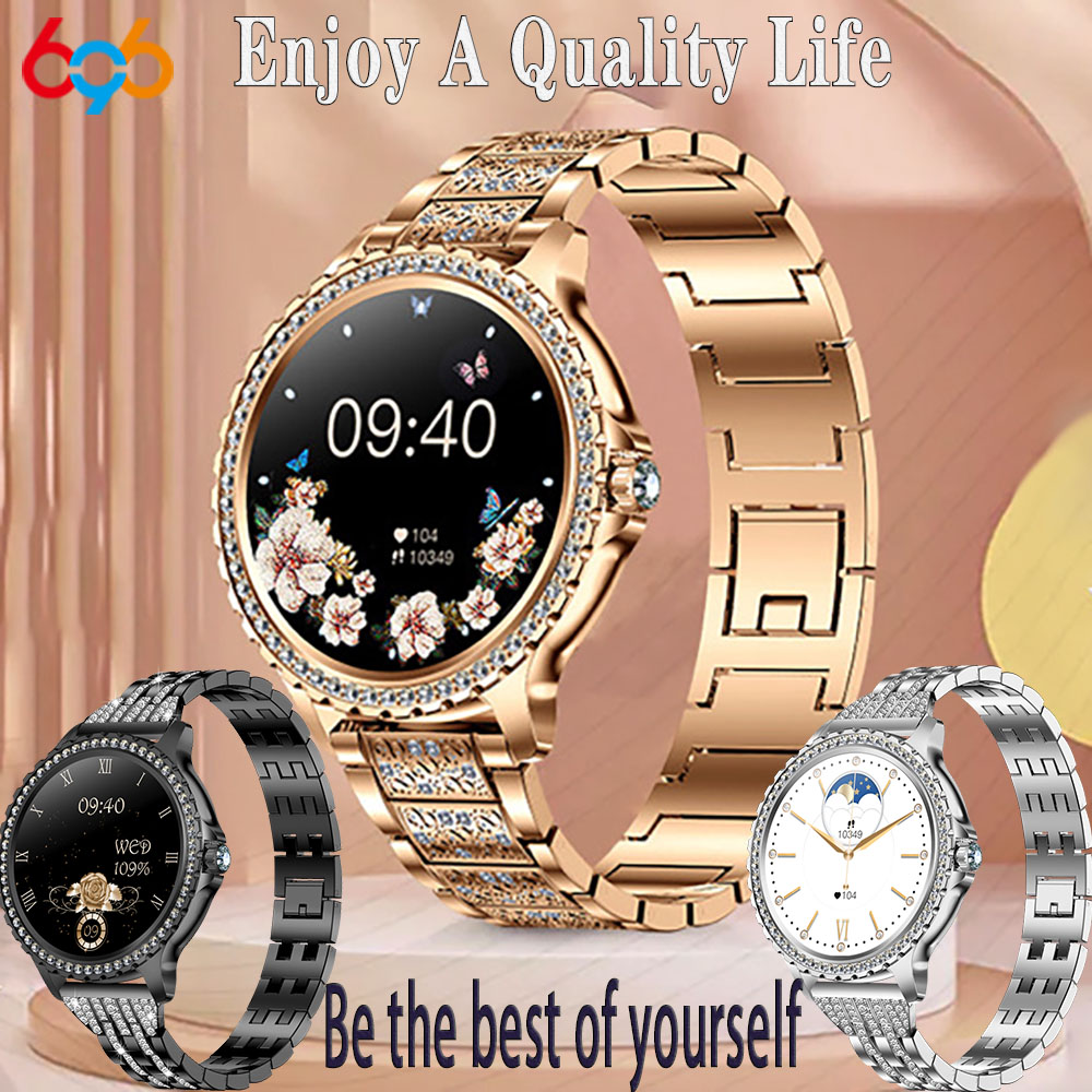 696 นาฬิกาสมาร์ทวอทช์บลูทูธสำห - Smartwatch Ladies Watches For Women บทวิจารณ์และราคา