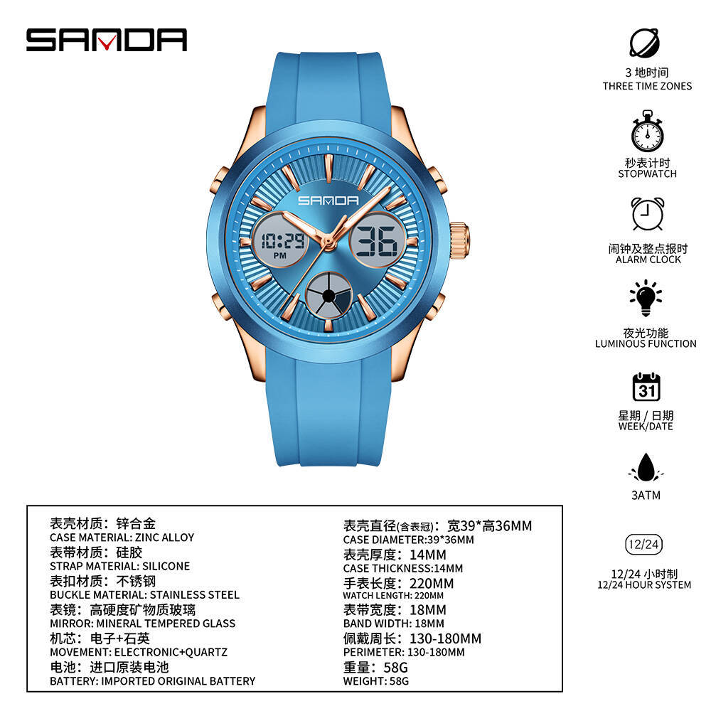 นาฬิกาอิเล็กทรอนิกส์ SANDA แบบ - Smartwatch Watches Girls บทวิจารณ์และราคา