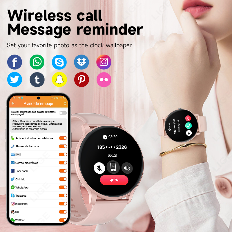 2026 ใหม่สมาร์ทวอทช์ผู้หญิงผู้ - Smartwatch Ladies Watches For Women บทวิจารณ์และราคา