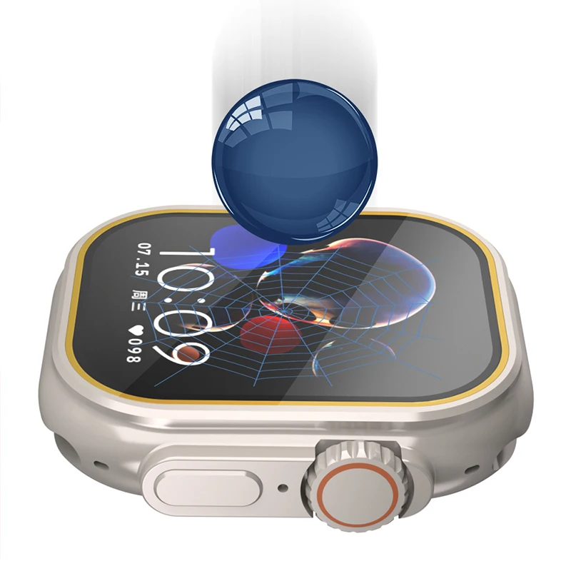 ฟิล์มกระจกนิรภัยสําหรับ Apple  - Smartwatch Watches Girls บทวิจารณ์และราคา