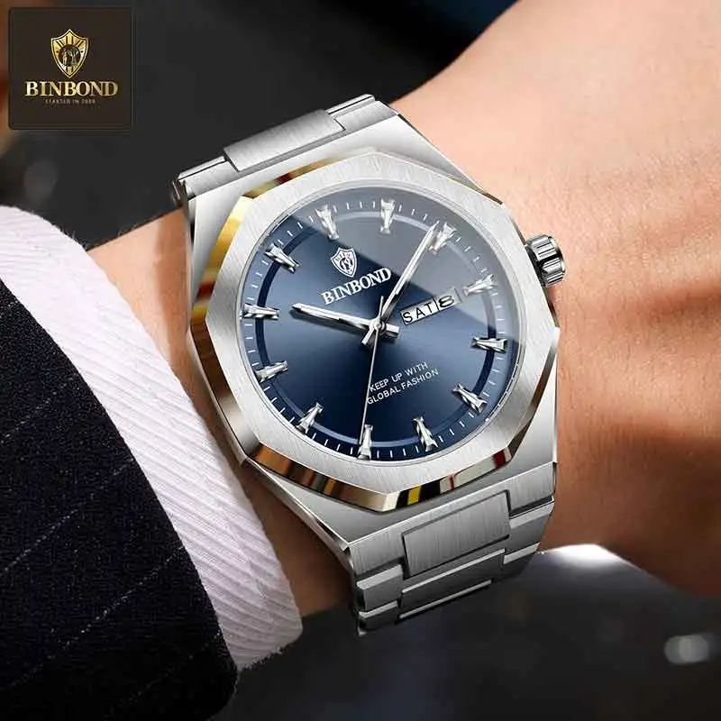 นาฬิกาควอตซ์ BINBOND แฟชั่นทัน - Smartwatch Trending Watches For Men บทวิจารณ์และราคา