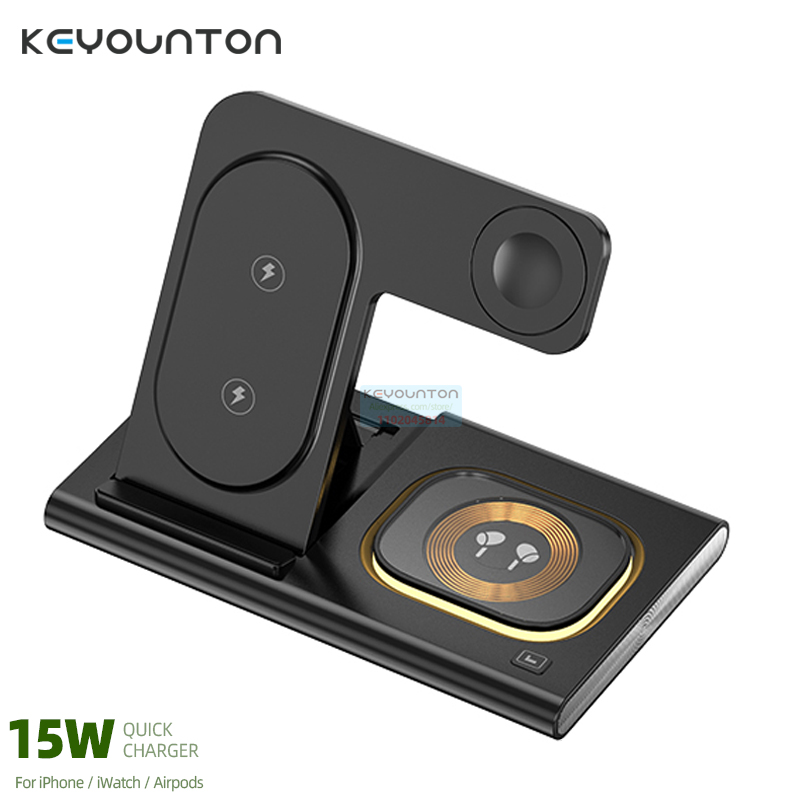แท่นชาร์จไร้สาย 3 in 1 สำหรับ  - Watch Xs8 บทวิจารณ์และราคา