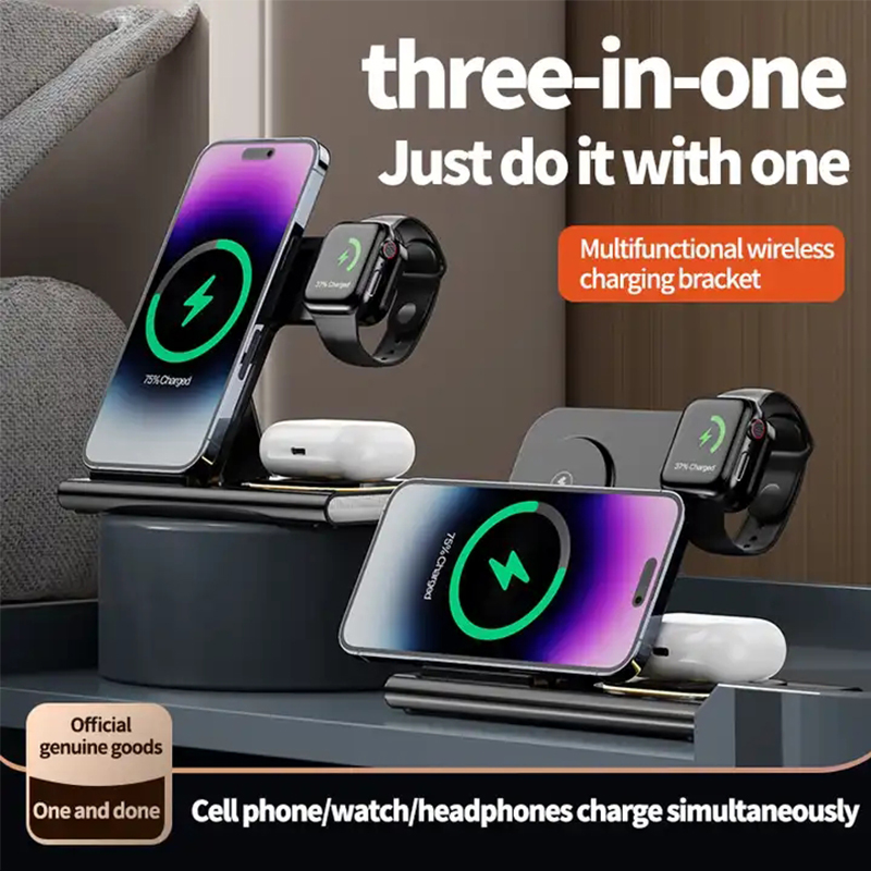 แท่นชาร์จไร้สาย 3 in 1 สำหรับ  - Watch Xs8 บทวิจารณ์และราคา