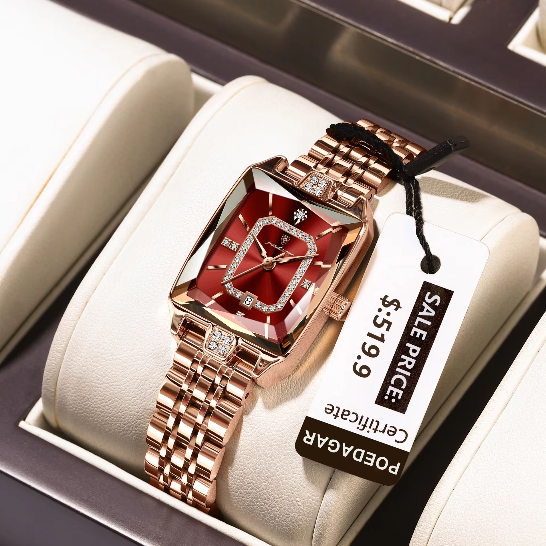POEDAGAR แฟชั่นผู้หญิงนาฬิกาข้ - Waterproof Diving Watch บทวิจารณ์และราคา