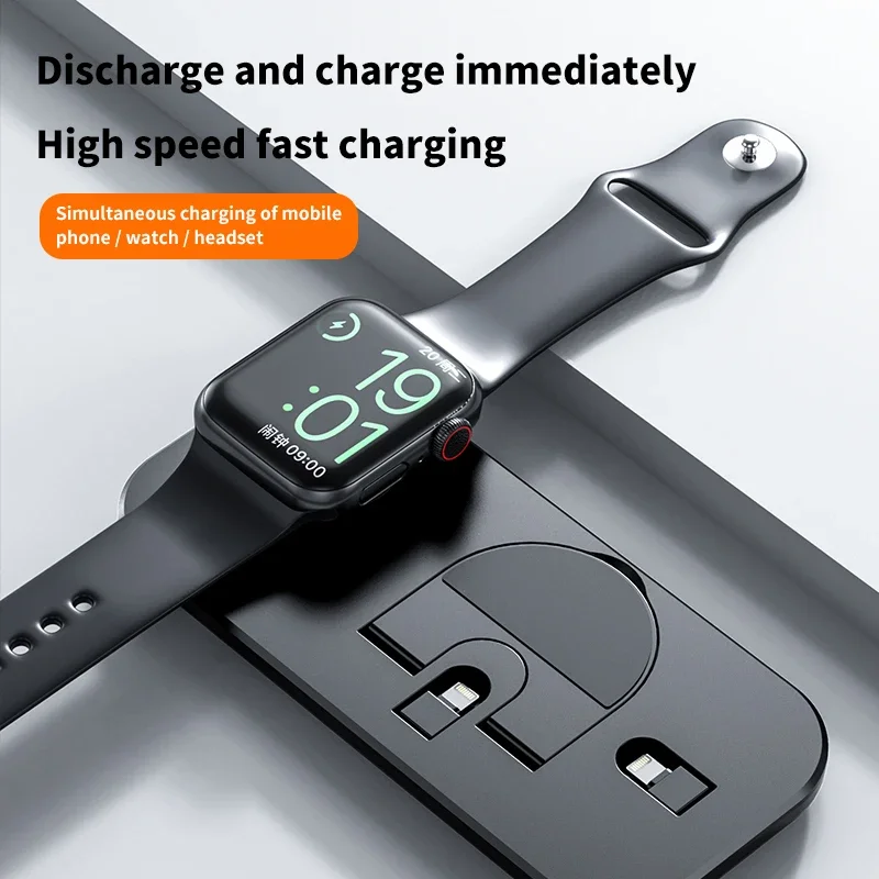 แท่นชาร์จไร้สาย 3 in 1 สำหรับ  - Watch Xs8 บทวิจารณ์และราคา
