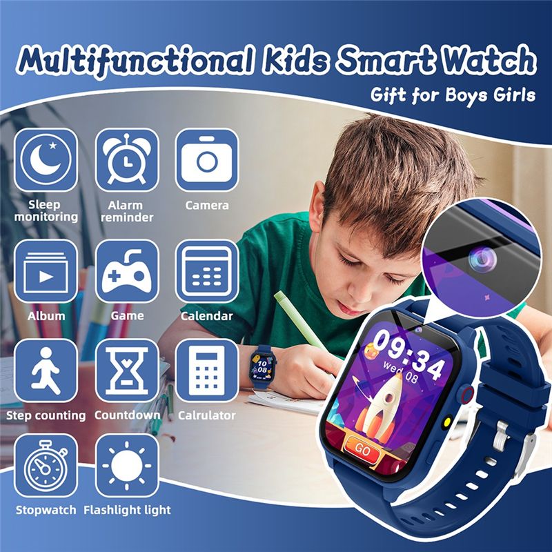 BNVN-นาฬิกาอัจฉริยะสำหรับเด็ก  - Smartwatch Watches Useful Gift For Boys บทวิจารณ์และราคา