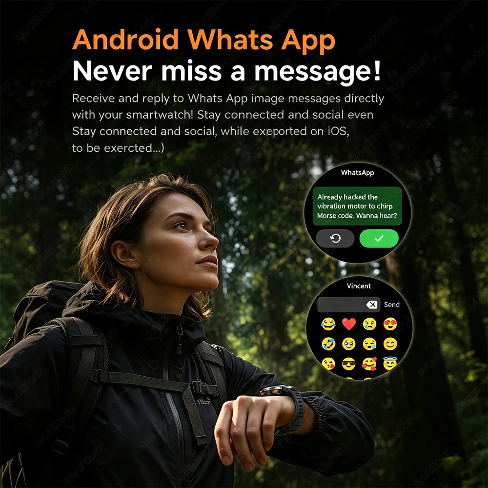 สมาร์ทวอทช์ GPS รุ่นใหม่ปี 202 - Smartwatch Watch Whatsapp บทวิจารณ์และราคา