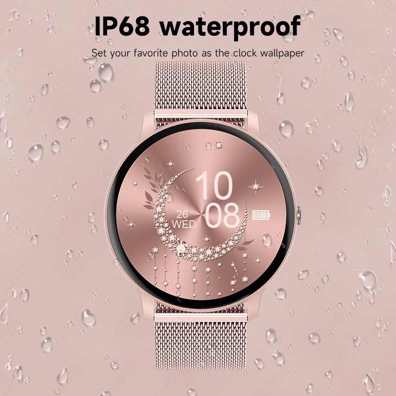 LIGE กันน้ำผู้หญิงสมาร์ทวอทช์ว - Smartwatch Ladies Watches For Women บทวิจารณ์และราคา