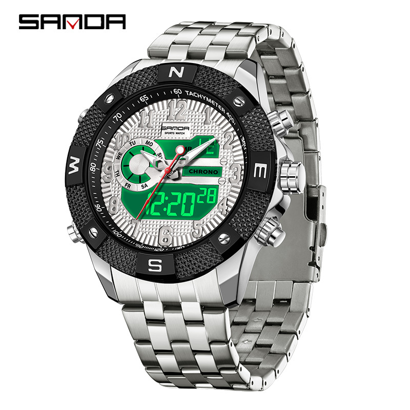 นาฬิกาอิเล็กทรอนิกส์ SANDA สำห - Smartwatch Trending Watches For Men บทวิจารณ์และราคา