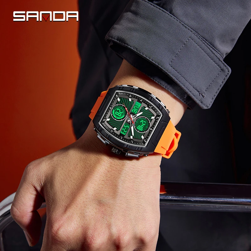 SANDA เทรนด์แฟชั่นใหม่นาฬิกาผู - Smartwatch Trending Watches For Men บทวิจารณ์และราคา