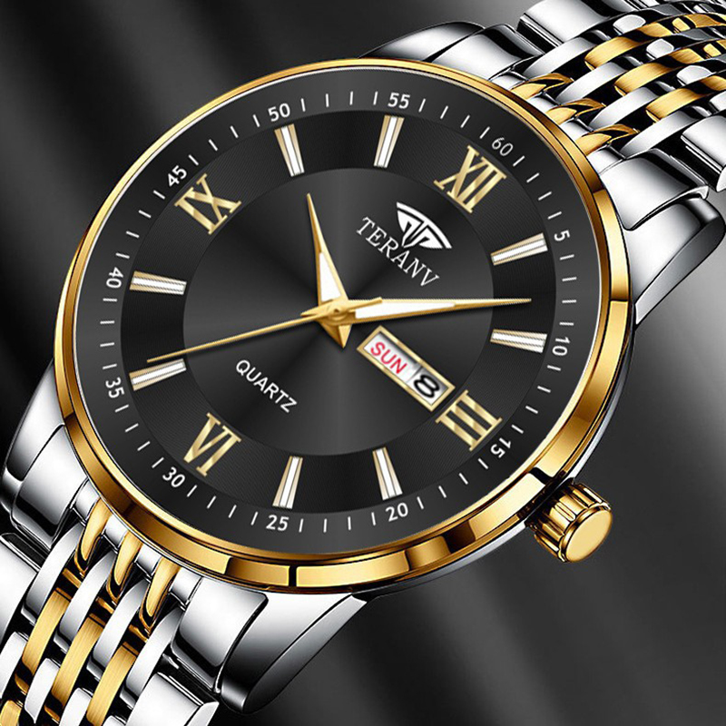 นาฬิกาผู้ชายแฟชั่นเทรนด์ปฏิทิน - Smartwatch Trending Watches For Men บทวิจารณ์และราคา