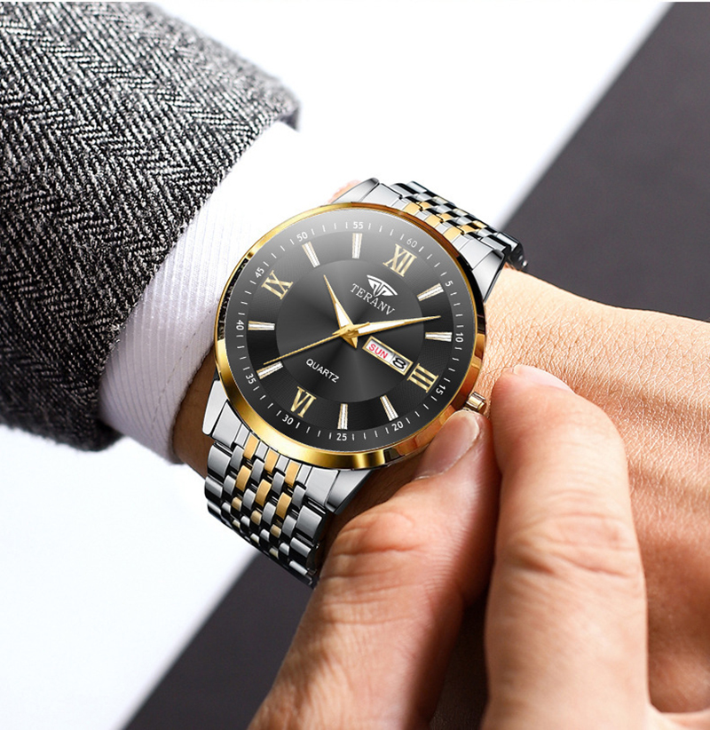 นาฬิกาผู้ชายแฟชั่นเทรนด์ปฏิทิน - Smartwatch Trending Watches For Men บทวิจารณ์และราคา