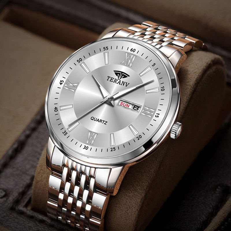 นาฬิกาผู้ชายแฟชั่นเทรนด์ปฏิทิน - Smartwatch Trending Watches For Men บทวิจารณ์และราคา