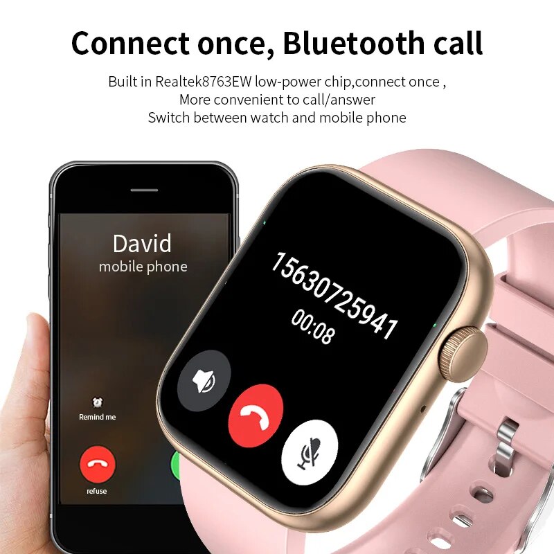 Lige สมาร์ทวอทช์โทรได้บลูทูธผู - Smartwatch Ladies Watches For Women บทวิจารณ์และราคา