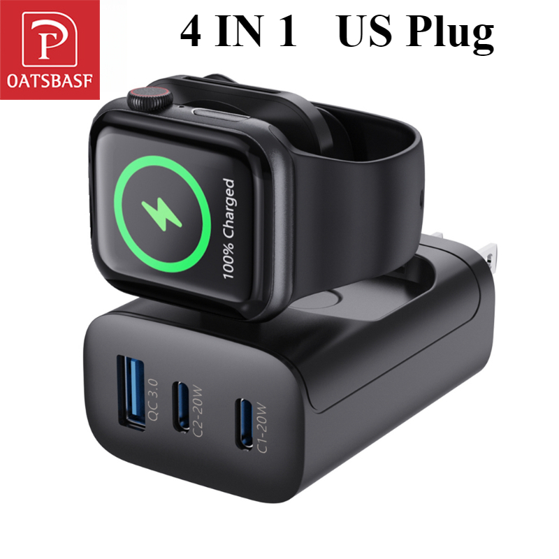 Oatsbasf 4 In 1 QC3.0 Fast Mag - Smartwatch Apple Watch บทวิจารณ์และราคา