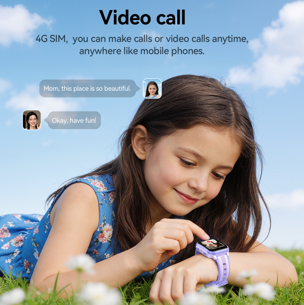 นาฬิกาสมาร์ทวอทช์เด็ก HOCO Y10 - Smartwatch Watches For Kids With Gps บทวิจารณ์และราคา
