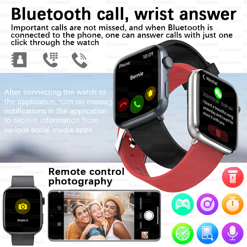 2025 ใหม่ NFC สมาร์ทวอทช์ผู้หญ - Smartwatch Ladies Watches For Women บทวิจารณ์และราคา
