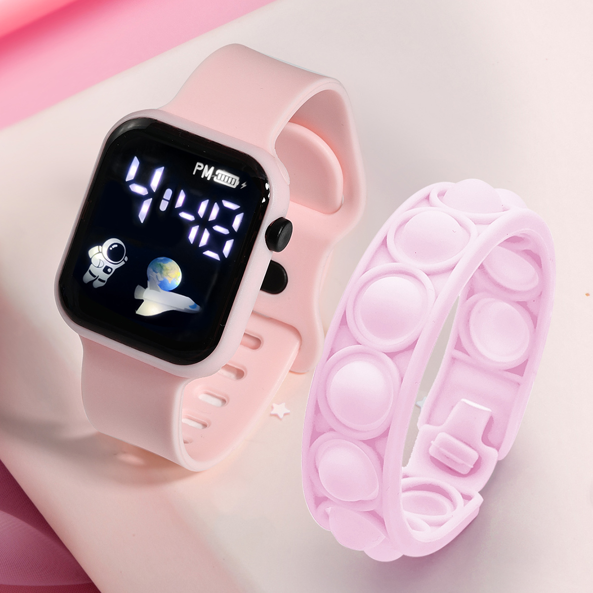 สร้อยข้อมือสมาร์ทวอท์ชสำหรับเด - Smartwatch Watches Girls บทวิจารณ์และราคา